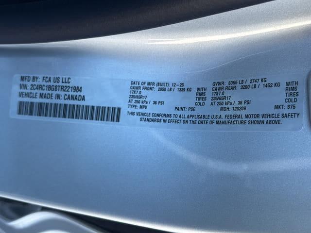 2026 Chrysler Pacifica Select