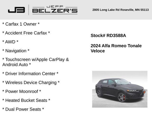 2024 Alfa Romeo Tonale Veloce EAWD
