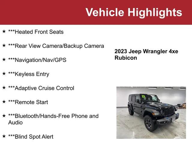 2023 Jeep Wrangler 4xe Rubicon 4x4