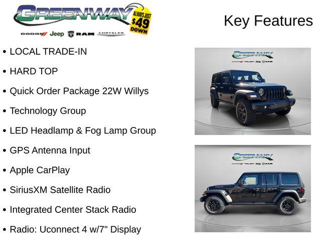 2021 Jeep Wrangler Unlimited Willys 4x4 2021 Jeep Wrangler Unlimited Willys 4x4
