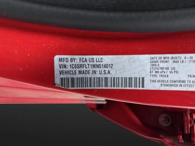 2021 Ram 1500 Rebel Crew Cab 4x4 5'7" Box