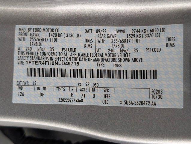 2022 Ford Ranger LARIAT