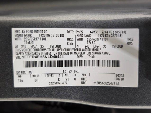 2022 Ford Ranger LARIAT