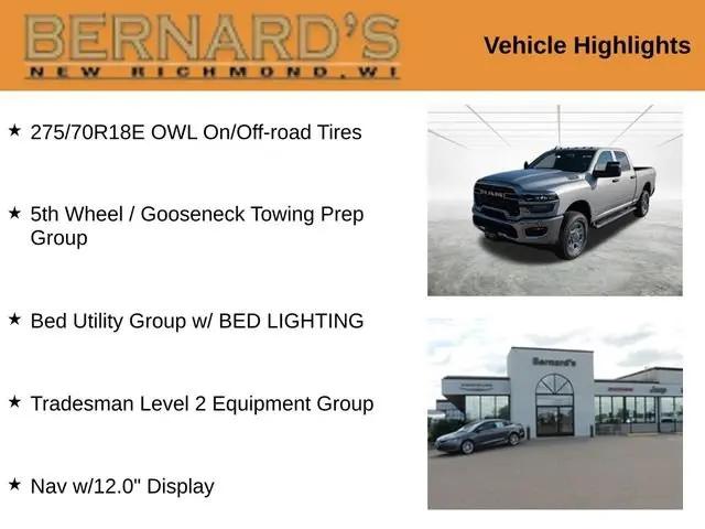 2026 Ram 2500 Tradesman Crew Cab 4x4 6'4" Box