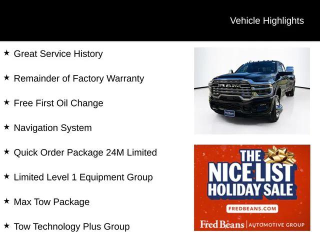 2025 RAM 3500 Limited Crew Cab 4x4 8 Box 2025 RAM 3500 Limited Crew Cab 4x4 8 Box