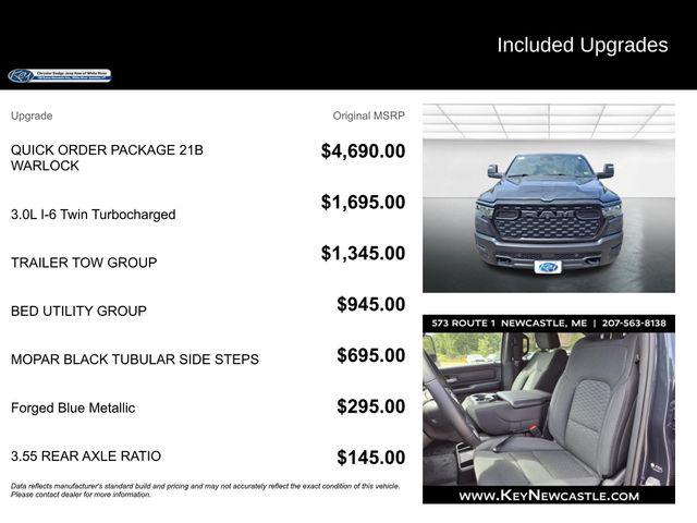 2026 RAM Ram 1500 RAM 1500 WARLOCK CREW CAB 4X4 57 BOX