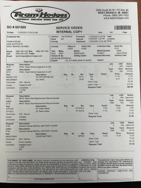 2023 Jeep Renegade Latitude 4x4