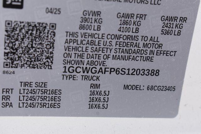 2025 Chevrolet Express Cargo Van RWD 2500 Regular Wheelbase WT