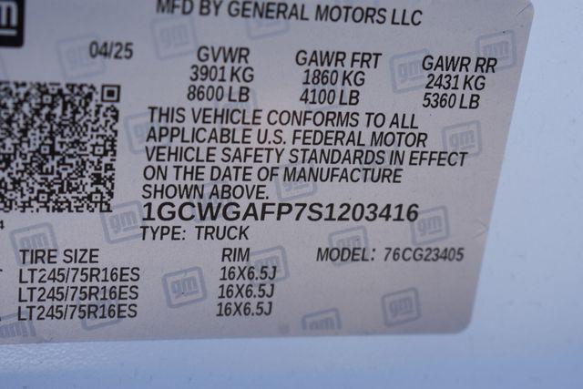2025 Chevrolet Express Cargo Van RWD 2500 Regular Wheelbase WT