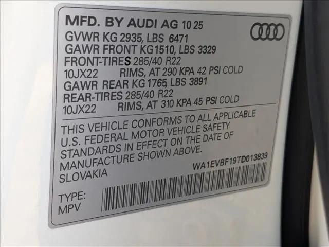2026 Audi Q8 Premium Plus 55 TFSI quattro Tiptronic
