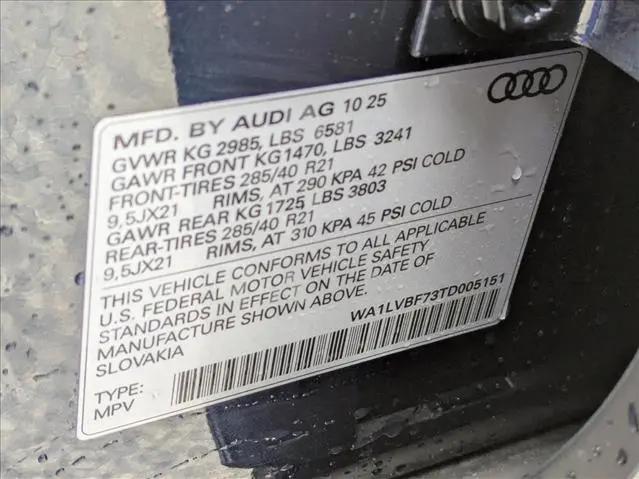 2026 Audi Q7 Premium Plus TFSI quattro tiptronic