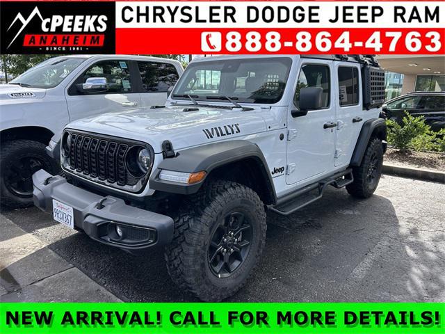 2025 Jeep Wrangler 4-Door Willys 4x4 2025 Jeep Wrangler 4-Door Willys 4x4