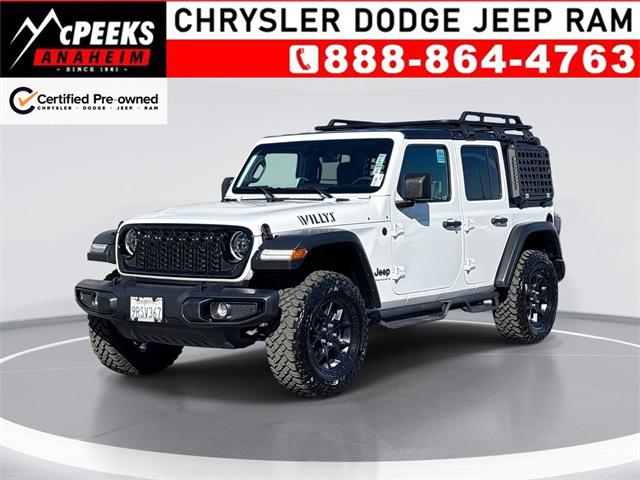 2025 Jeep Wrangler 4-Door Willys 4x4 2025 Jeep Wrangler 4-Door Willys 4x4