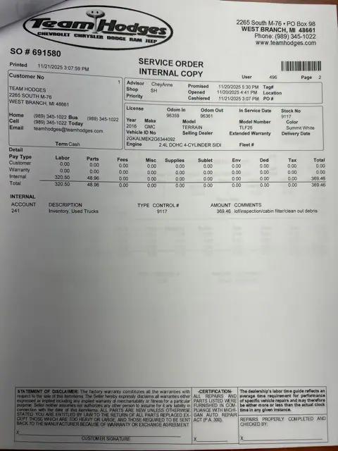 2016 GMC Terrain SLE-1 2016 GMC Terrain SLE-1