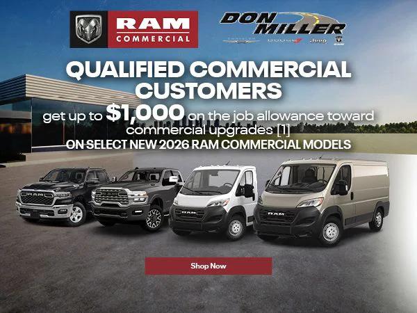 2026 RAM Ram ProMaster RAM PROMASTER 1500 TRADESMAN CARGO VAN LOW ROOF 136 WB