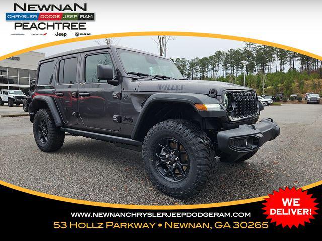 2026 Jeep Wrangler 4-Door Willys 4x4 for sale in Newnan, GA