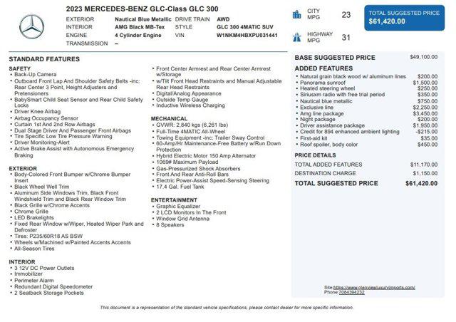 2023 Mercedes-Benz GLC 300 4MATIC SUV