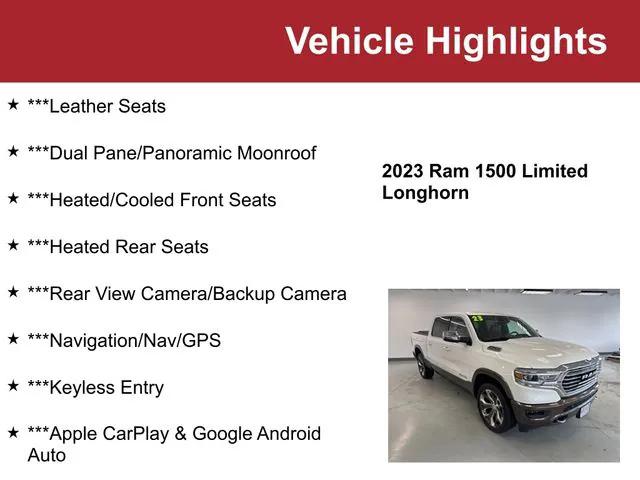 2023 RAM 1500 Limited Longhorn Crew Cab 4x4 57 Box