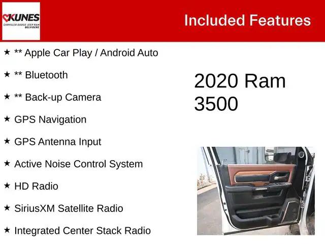 2020 RAM 3500 Laramie Longhorn Crew Cab 4x4 8 Box 2020 RAM 3500 Laramie Longhorn Crew Cab 4x4 8 Box
