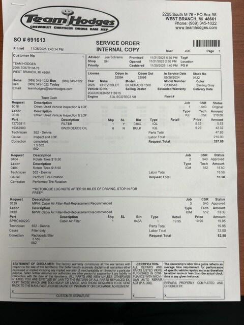 2025 Chevrolet Silverado 1500 4WD Crew Cab Standard Bed LT