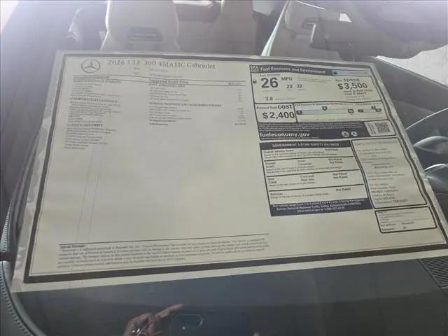 2026 Mercedes-Benz E-CLASS E 300 CLE 300