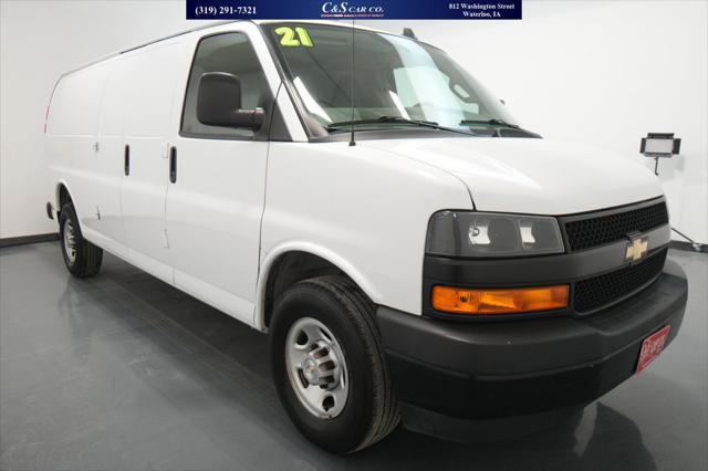 2021 Chevrolet Express Cargo Van RWD 2500 Extended Wheelbase WT for sale in WATERLOO, IA
