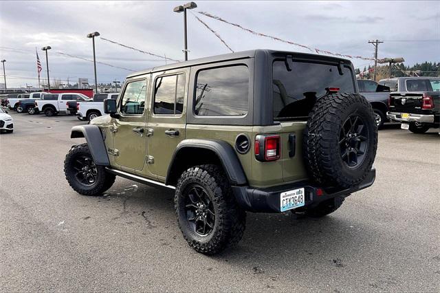 2025 Jeep Wrangler 4-Door Willys 4x4 2025 Jeep Wrangler 4-Door Willys 4x4