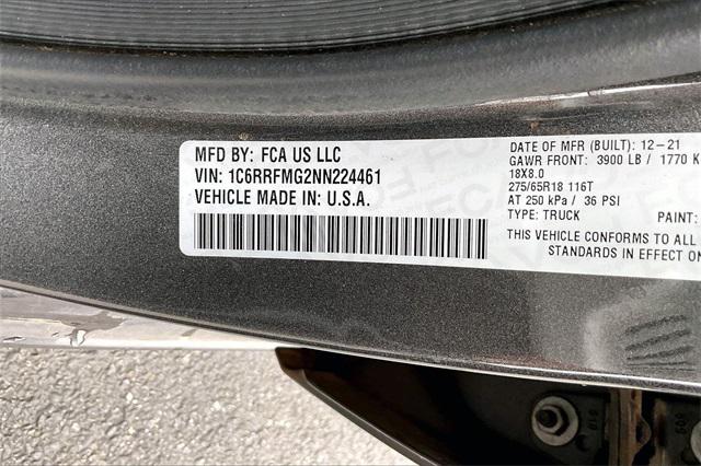 2022 RAM 1500 Big Horn Crew Cab 4x4 64 Box 2022 RAM 1500 Big Horn Crew Cab 4x4 64 Box