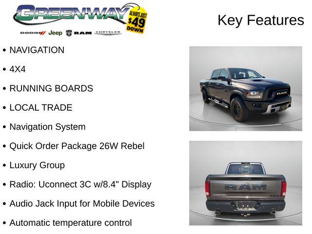 2017 RAM 1500 Rebel Crew Cab 4x4 57 Box