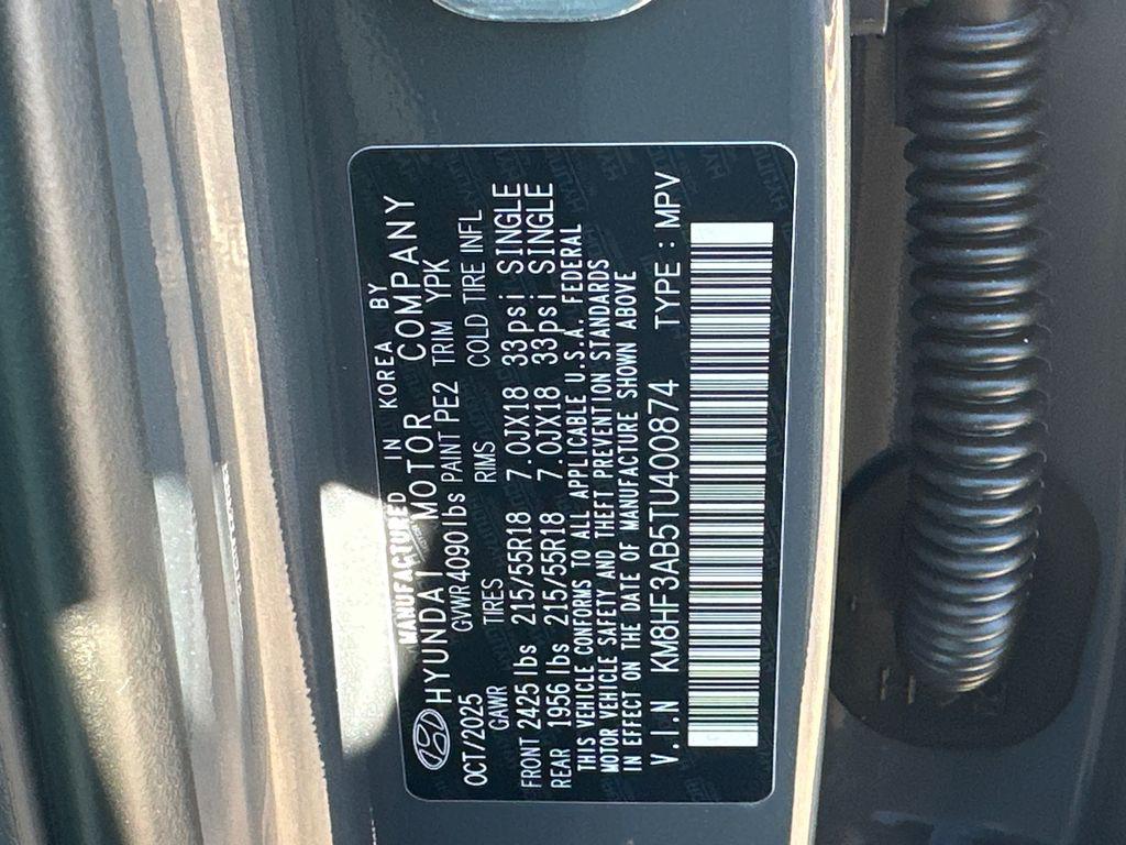 New 2026 Gray Pearl HYUNDAI SEL Sport FWD image 35