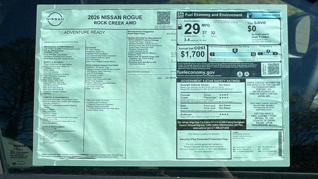 2026 Nissan Rogue Rock Creek