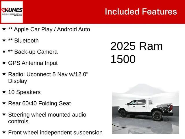 2025 RAM 1500 Rebel Crew Cab 4x4 57 Box 2025 RAM 1500 Rebel Crew Cab 4x4 57 Box