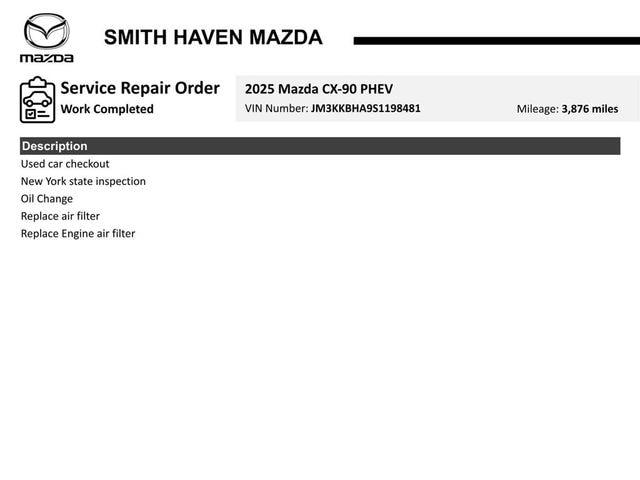 2025 Mazda X-90 Preferred Package