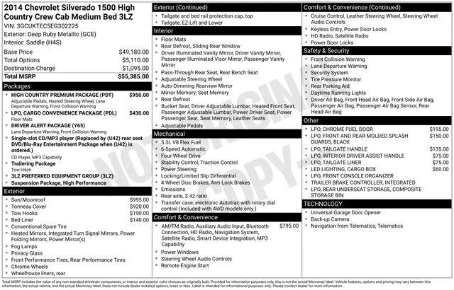 2014 Chevrolet Silverado 1500 High Country 2014 Chevrolet Silverado 1500 High Country