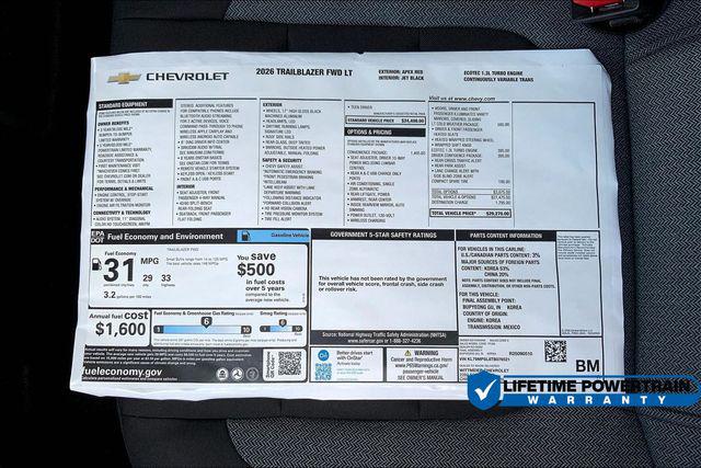 2026 Chevrolet TrailBlazer FWD LT