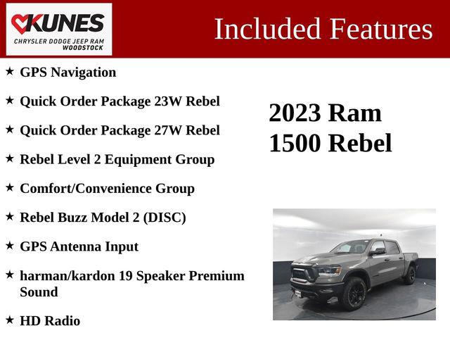 2023 RAM 1500 Rebel Crew Cab 4x4 57 Box 2023 RAM 1500 Rebel Crew Cab 4x4 57 Box