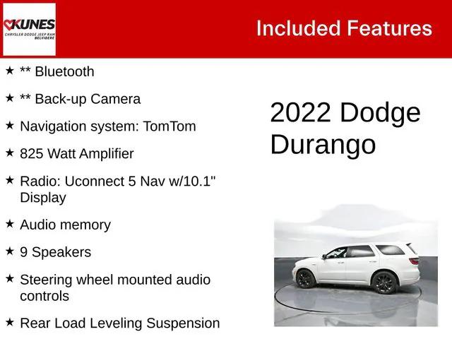 2022 Dodge Durango R/T Plus AWD 2022 Dodge Durango R/T Plus AWD