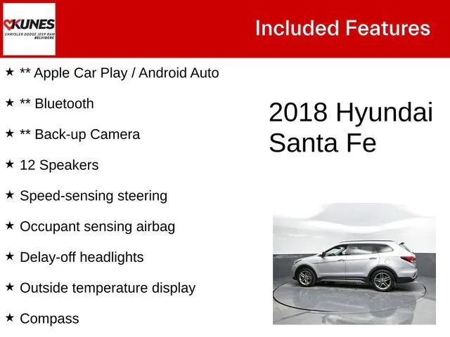 2018 Hyundai Santa Fe Limited Ultimate 2018 Hyundai Santa Fe Limited Ultimate