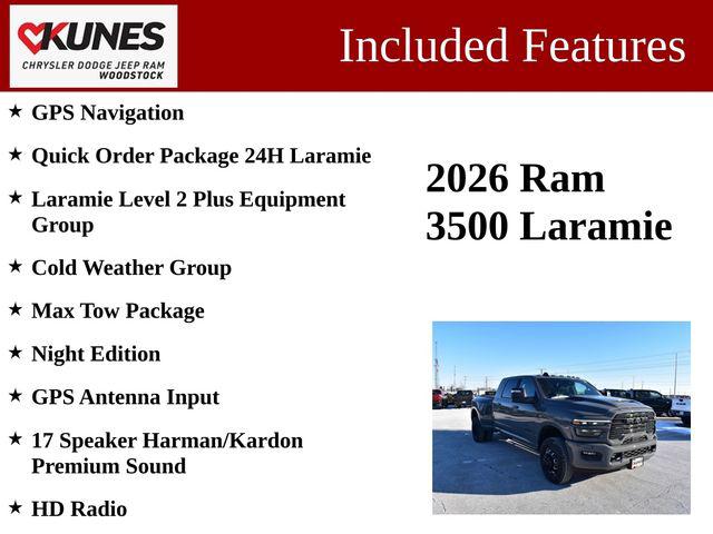 2026 RAM Ram 3500 RAM 3500 LARAMIE MEGA CAB 4X4 64 BOX