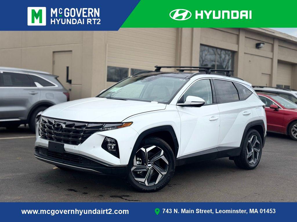 White Pearl 2024 Hyundai Tucson Hybrid Plug-In Limited AWD SUV / Crossover All-Wheel Drive 6-Speed Automatic