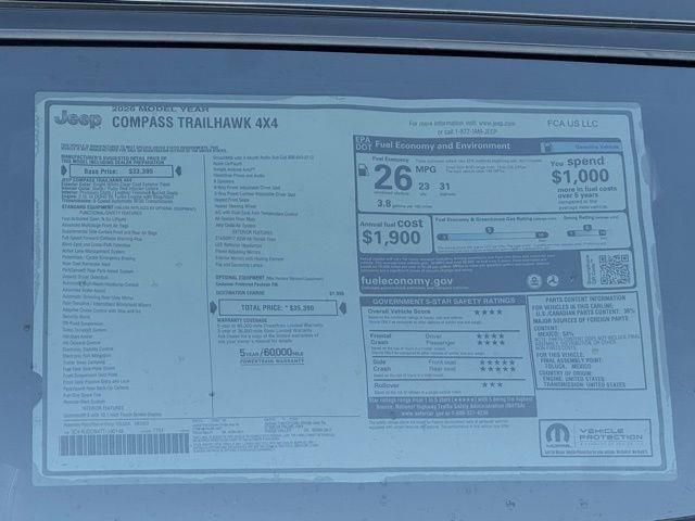 2026 Jeep Compass Trailhawk