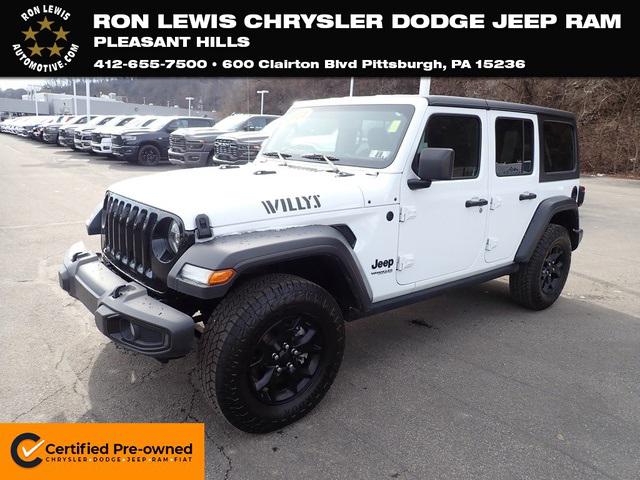 2021 Jeep Wrangler Unlimited Willys 4x4 2021 Jeep Wrangler Unlimited Willys 4x4