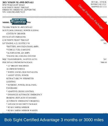 2021 GMC Yukon XL 4WD Denali