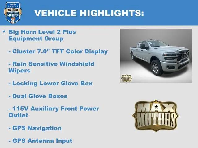 2026 Ram 3500 Big Horn Crew Cab 4x4 8' Box