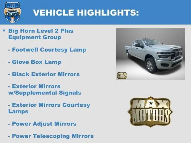 2026 Ram 3500 Big Horn Crew Cab 4x4 8' Box