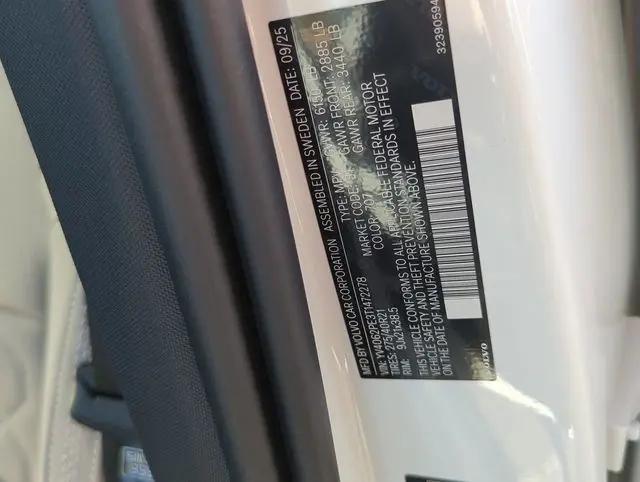 2026 Volvo XC90 Plus, B6 AWD Gas (mild hybrid), Gasoline, Bright, 7 Seats