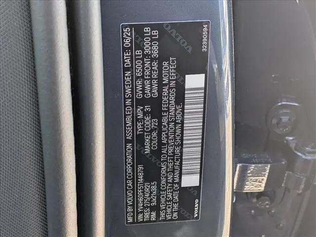 2026 Volvo XC90 Plug-In Hybrid Ultra, T8 AWD, Electric/Gasoline, Bright, 7 Seats