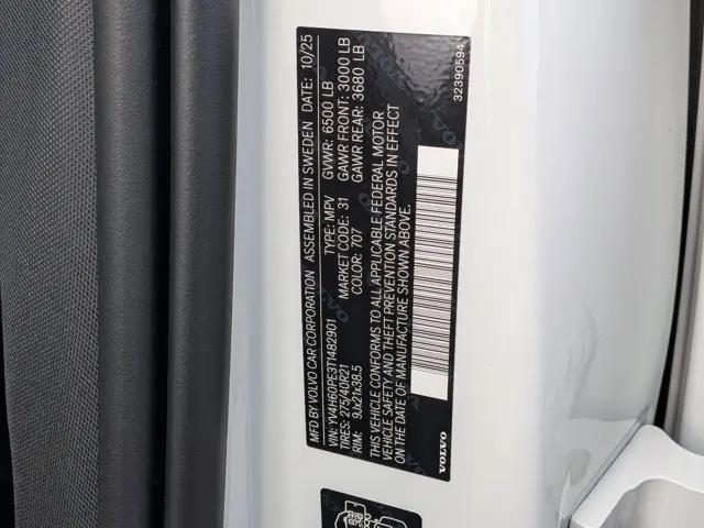 2026 Volvo XC90 Plug-In Hybrid Plus, T8 AWD, Electric/Gasoline, Bright, 7 Seats