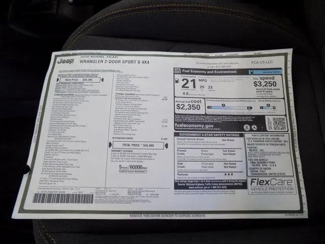 2026 Jeep Wrangler Sport S