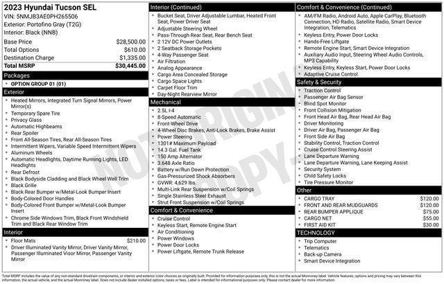 2023 Hyundai Tucson SEL 2023 Hyundai Tucson SEL